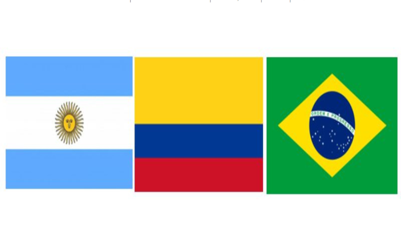 Brasil, Argentina và Colombia đại diện cho Nam Mỹ tham gia VCK World Cup 2023