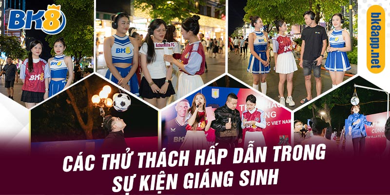 Các thử thách hấp dẫn trong sự kiện giáng sinh