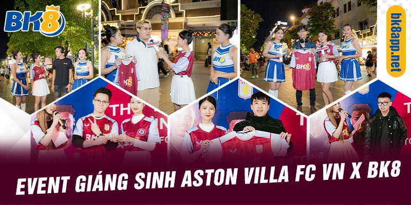 Event giáng sinh Aston Villa FC VN x BK8